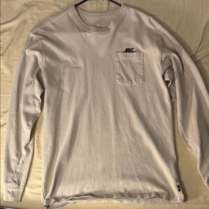 Nike Men's Tan Long Sleeve Shirt